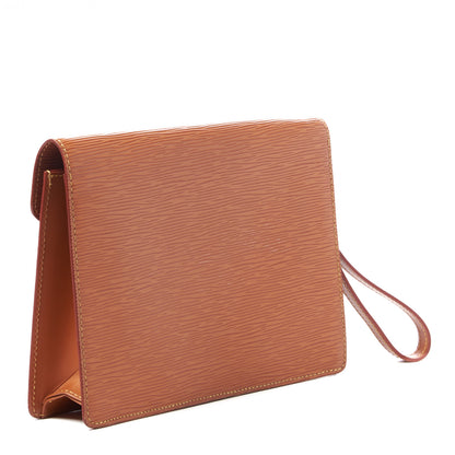 Louis Vuitton Epi Pochette Sellier Dragonne Cipango 2 of 8