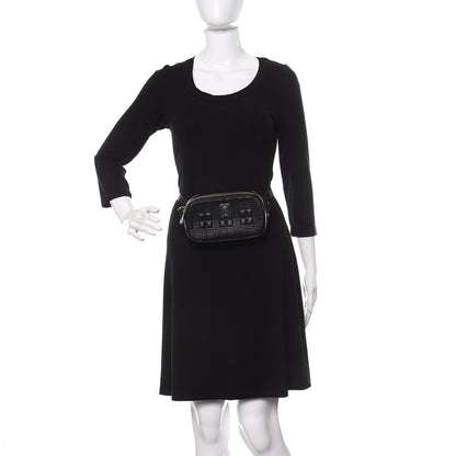 Burberry Lambskin Quilted Camera Bag Black 2 of 9