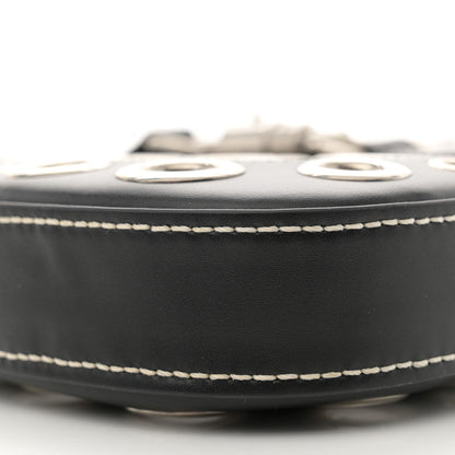 Gucci Calfskin Ha Ha Ha Jackie 1961 Eyelet Hobo Black 9 of 11