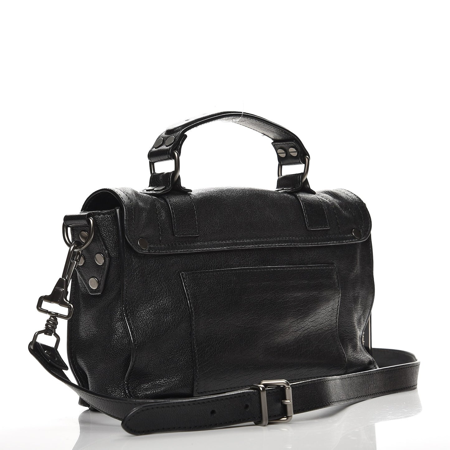 Lambskin Tiny PS1 Satchel Black