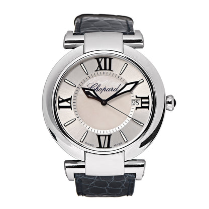Chopard Stainless Steel Alligator Mother of Pearl 40mm Imperiale Automatic Watch 1 of 10