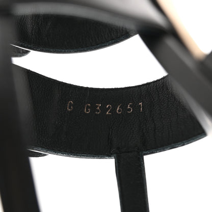 Chanel Calfskin CC Turnlock Sandals 39.5 Black 8 of 9