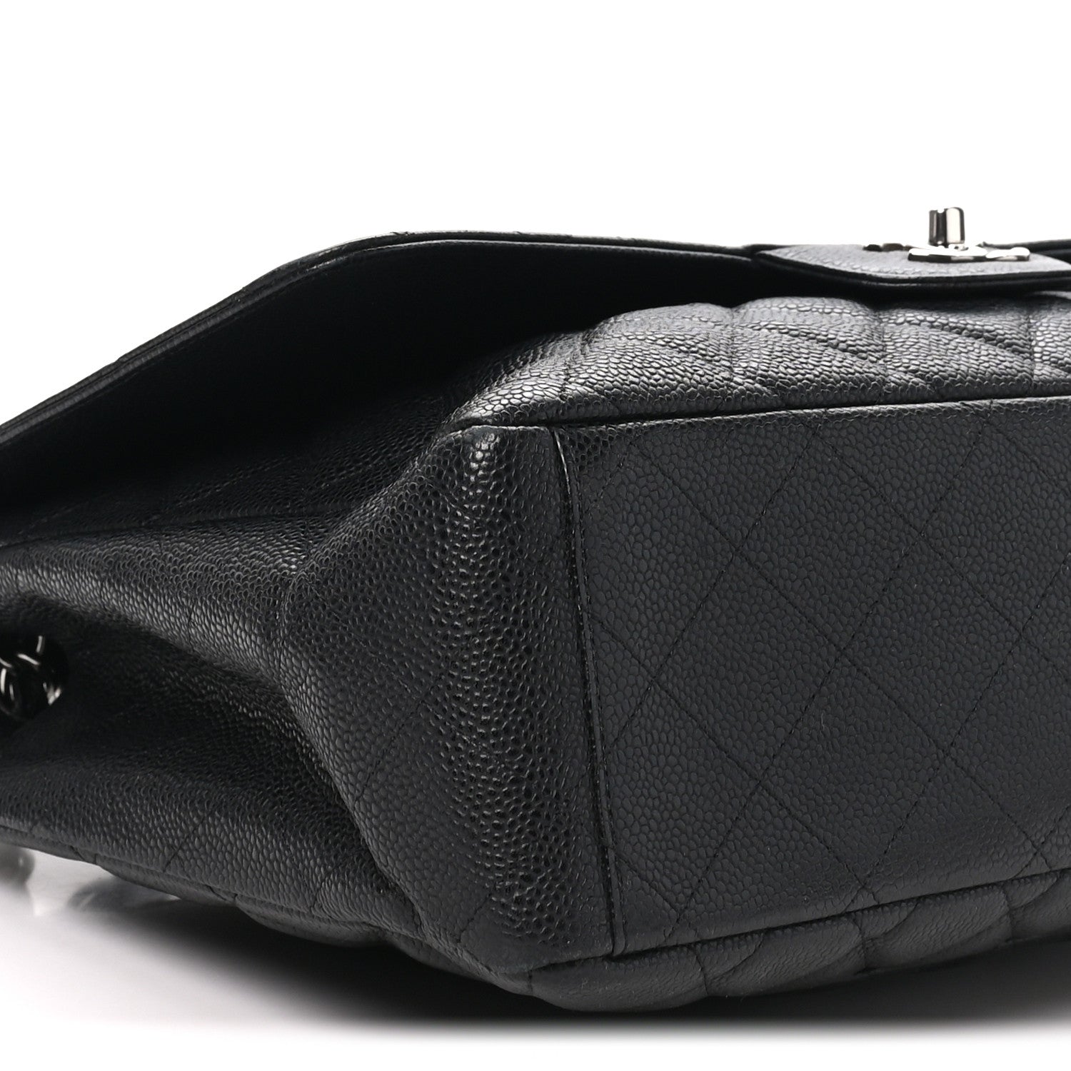 Chanel Caviar Maxi Single Flap Black 9 of 10