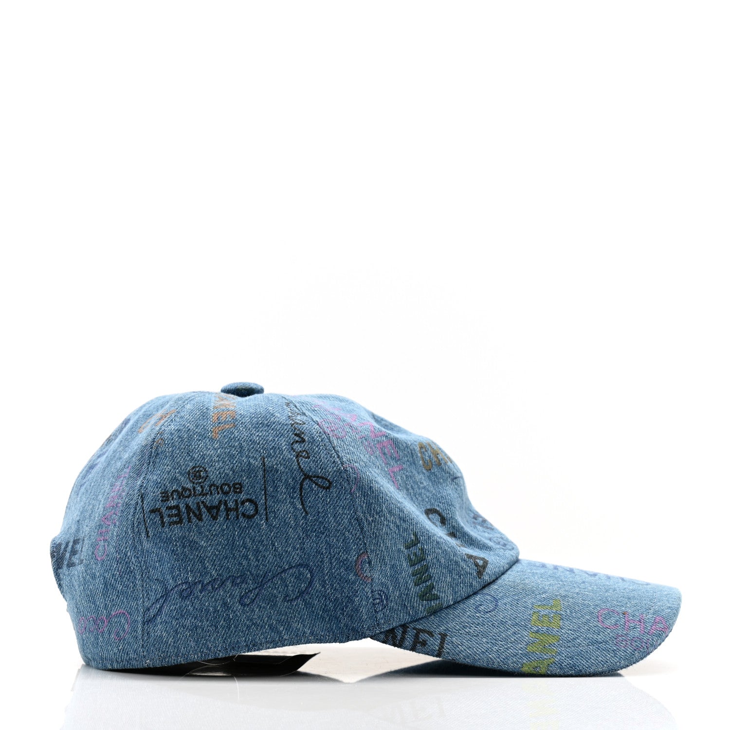 Chanel Denim Mood Cap Hat Blue 5 of 8