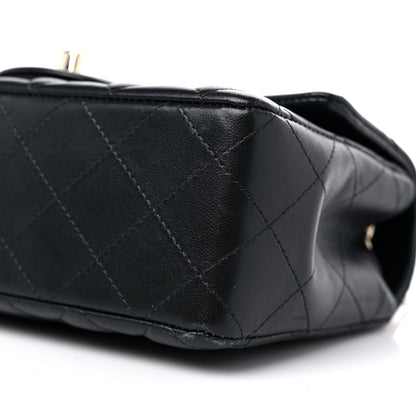 Chanel Lambskin Quilted Mini Coco Charms Rectangular Flap Black 9 of 10