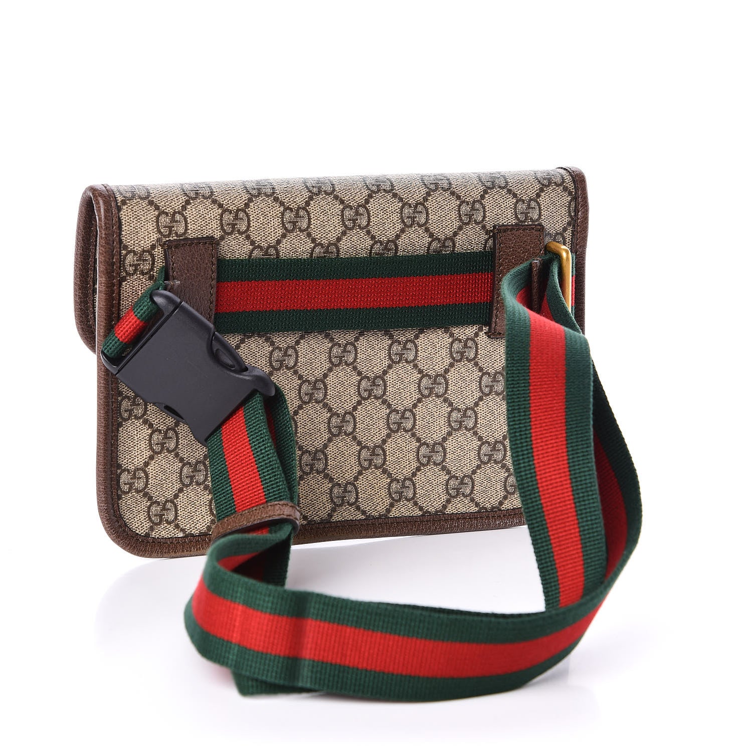 Gucci GG Supreme Monogram Neo Vintage Web Belt Bag Brown 3 of 11