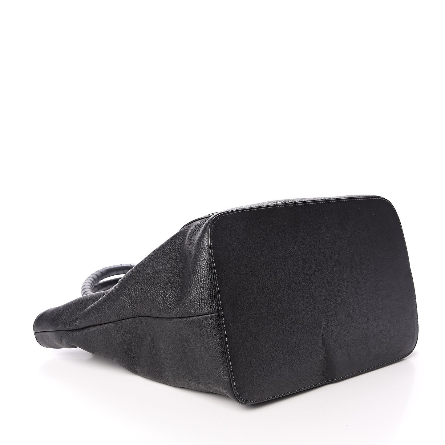 Calfskin Large New Marcie Tote Black