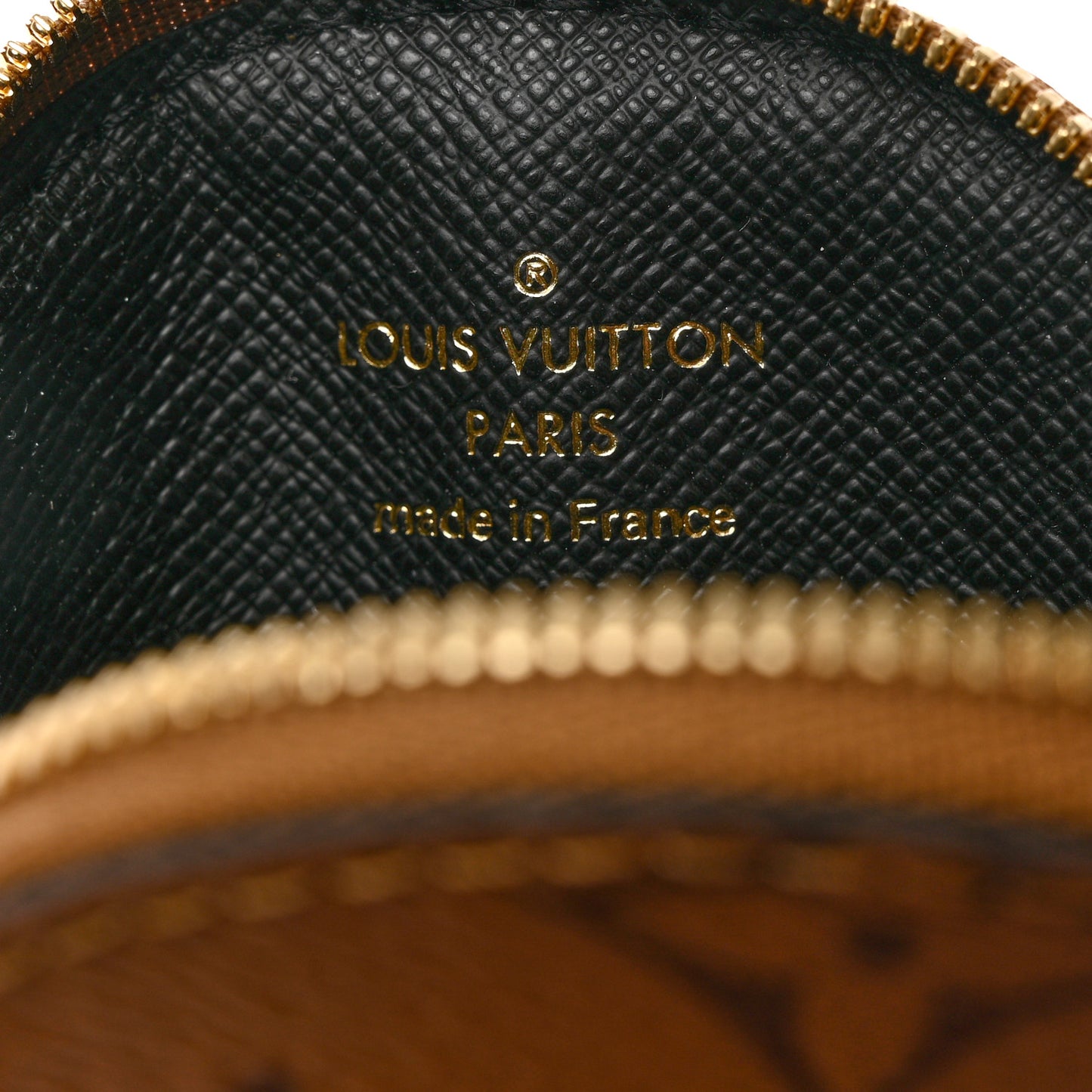 Reverse Monogram Bandouliere Round Coin Purse