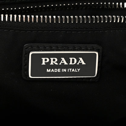 Prada Tessuto Re-Nylon Logo Print Belt Bag Black 6 of 12