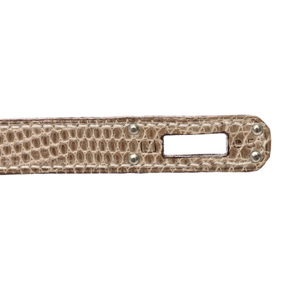 Hermes Lizard Niloticus Kelly Sellier 25 Ficelle 7 of 14
