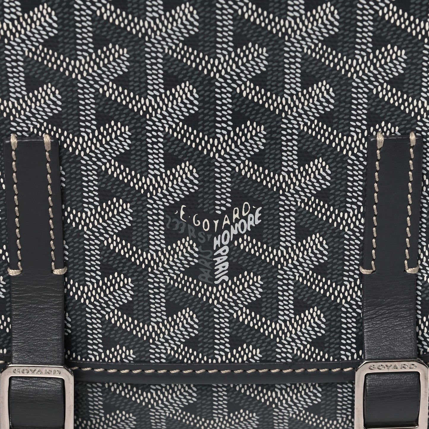 Goyardine Belvedere PM Messenger Bag Grey