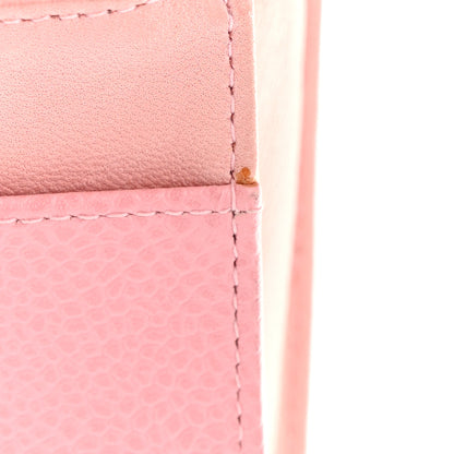 Chanel Caviar Timeless CC Wallet on Chain WOC Pink 17 of 19