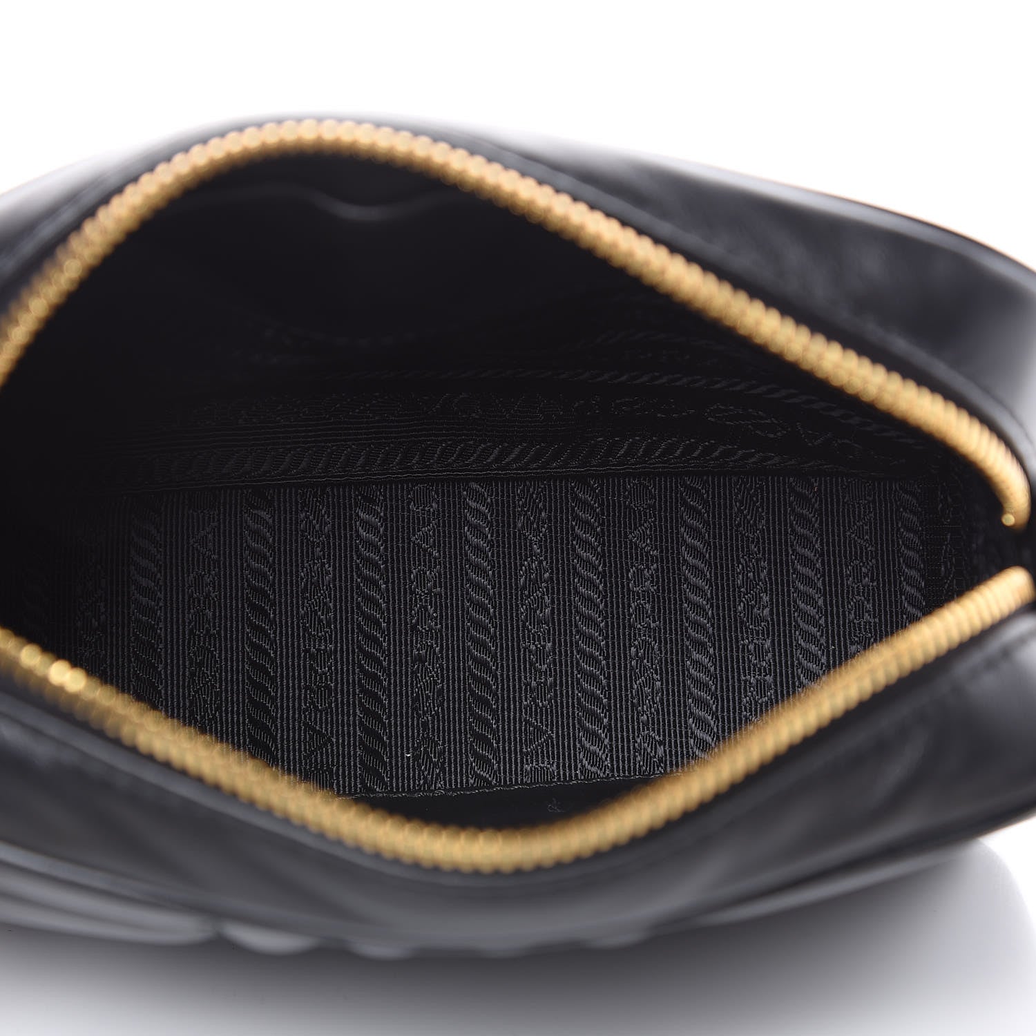 Prada Soft Calfskin Diagramme Camera Bag Black 5 of 9