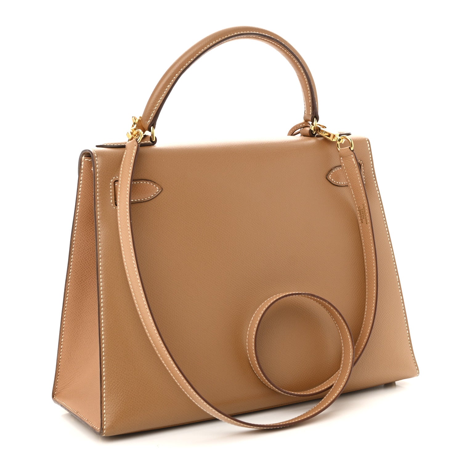 Hermes Courchevel Kelly Sellier 28 Tabac Camel 3 of 10