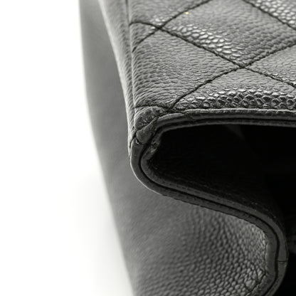 Chanel Caviar Quilted Grand Shopping Tote GST Dark Grey 20 of 22