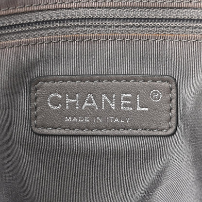 Chanel Nylon Quilted CC Logo Tote Black 6 of 17