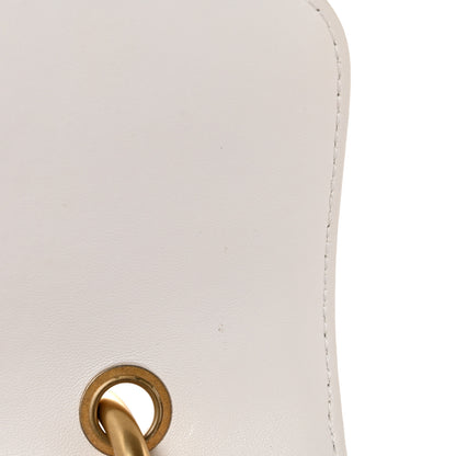 Chanel Calfskin Quilted Top Handle Flap White 11 of 14
