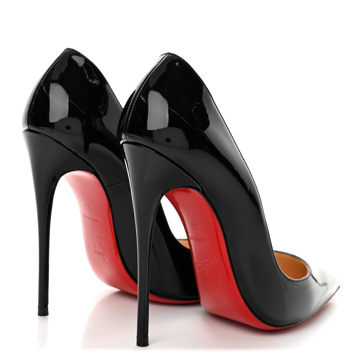 Christian Louboutin Patent So Kate 120 Pumps 37 Black 5 of 9