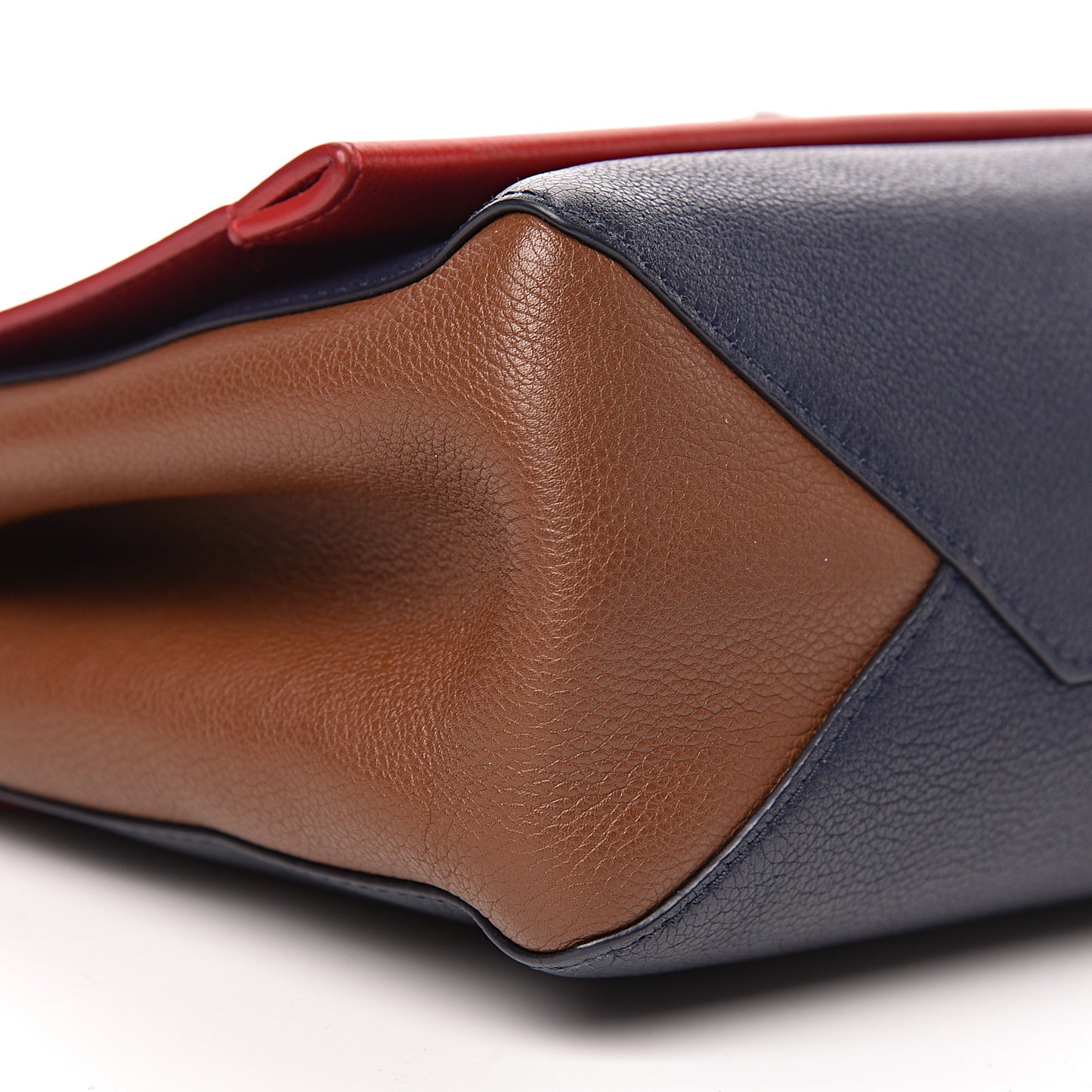 Calfskin Lockme II Top Handle Rubis Marine