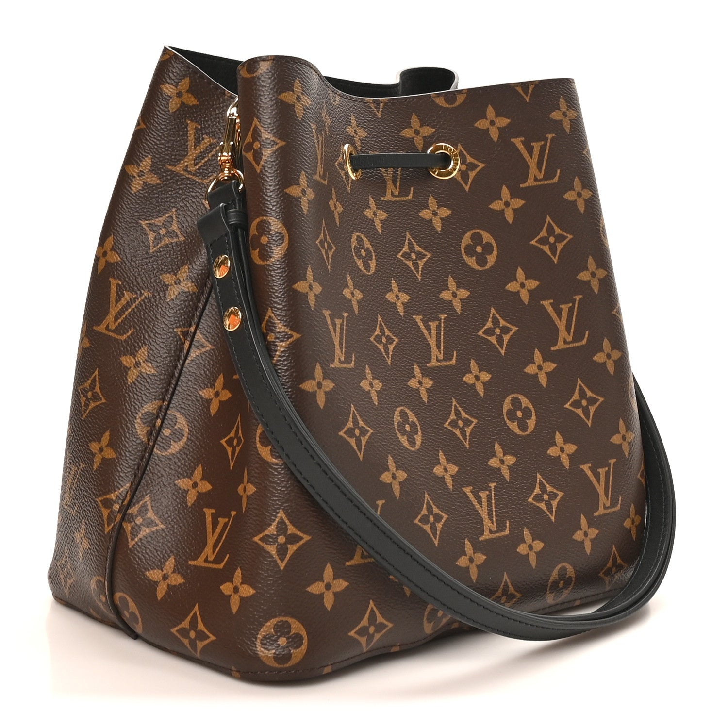 Louis Vuitton Monogram Neonoe MM Black 3 of 9