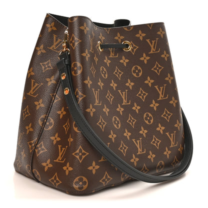 Louis Vuitton Monogram Neonoe MM Black 3 of 9