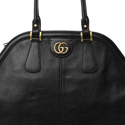 Gucci Calfskin Large Re(Belle) Top Handle Bag Black 8 of 14