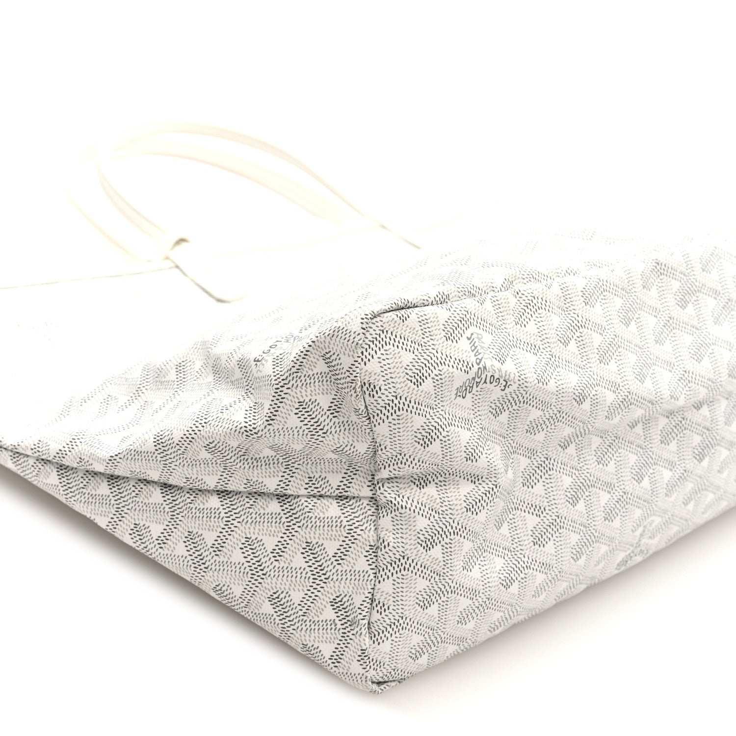 Goyard Goyardine Saint Louis PM White 1872434 – FASHIONPHILE