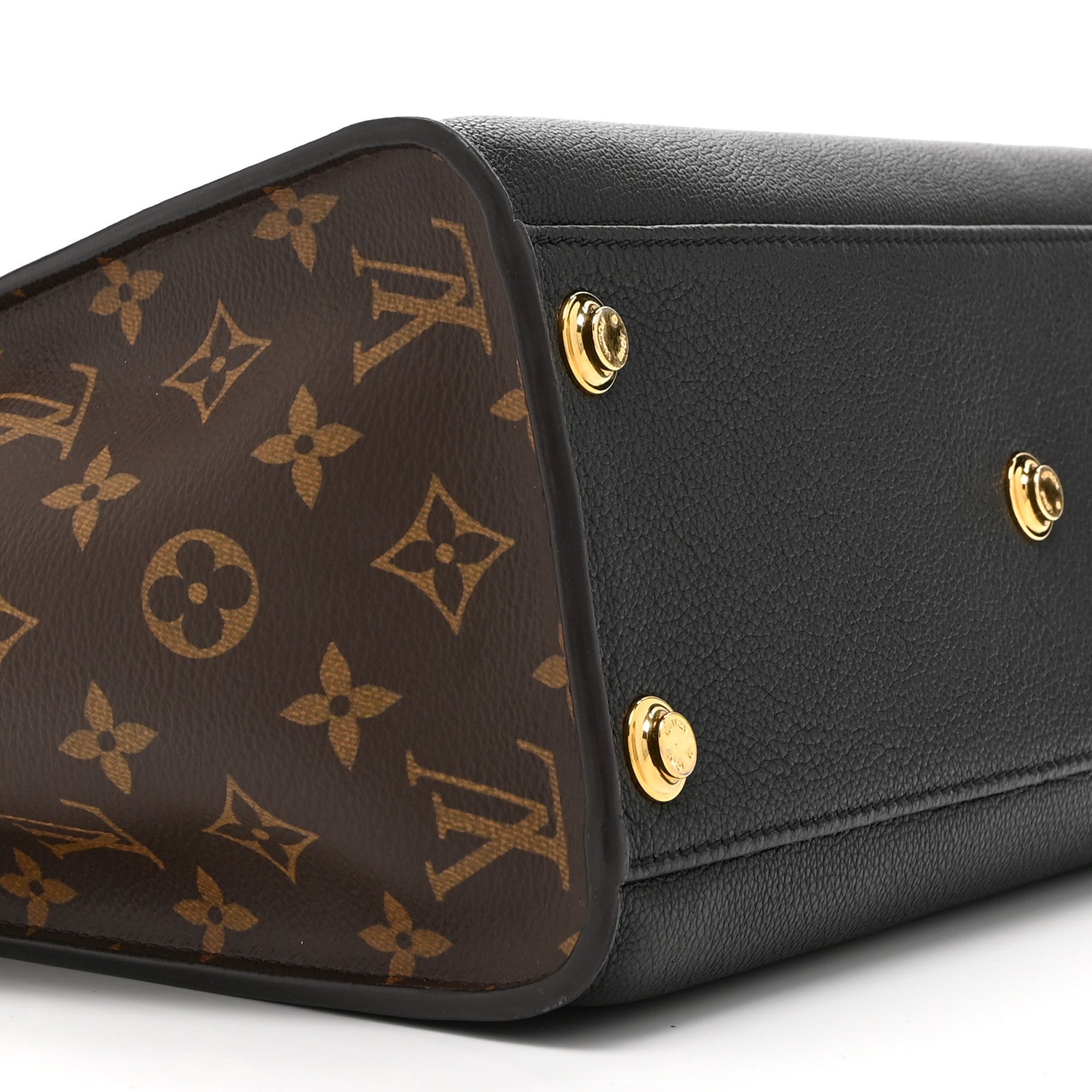 Louis Vuitton Calfskin Monogram On My Side Black 8 of 9