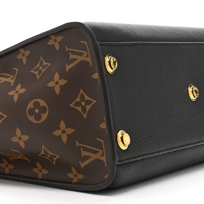 Louis Vuitton Calfskin Monogram On My Side Black 8 of 9