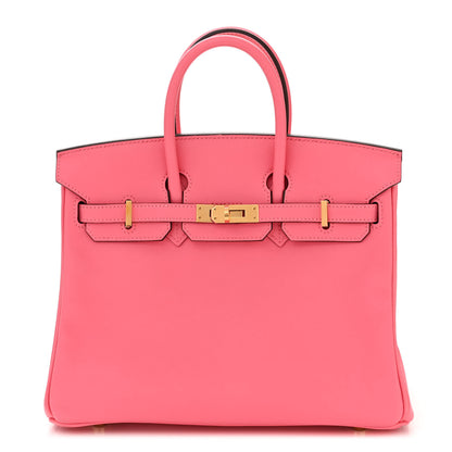 Hermes Swift Birkin 25 Rose Azalee 1 of 12
