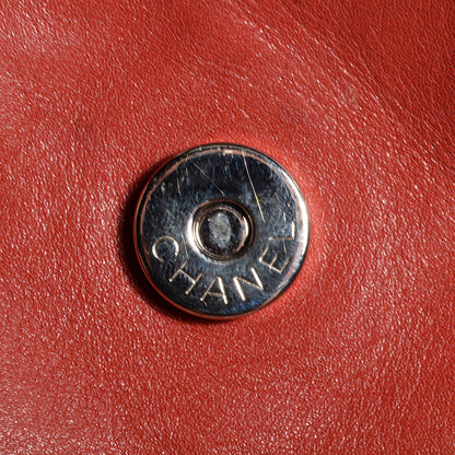 Chanel Calfskin Quilted In the Business North South Tote Red 5 of 8