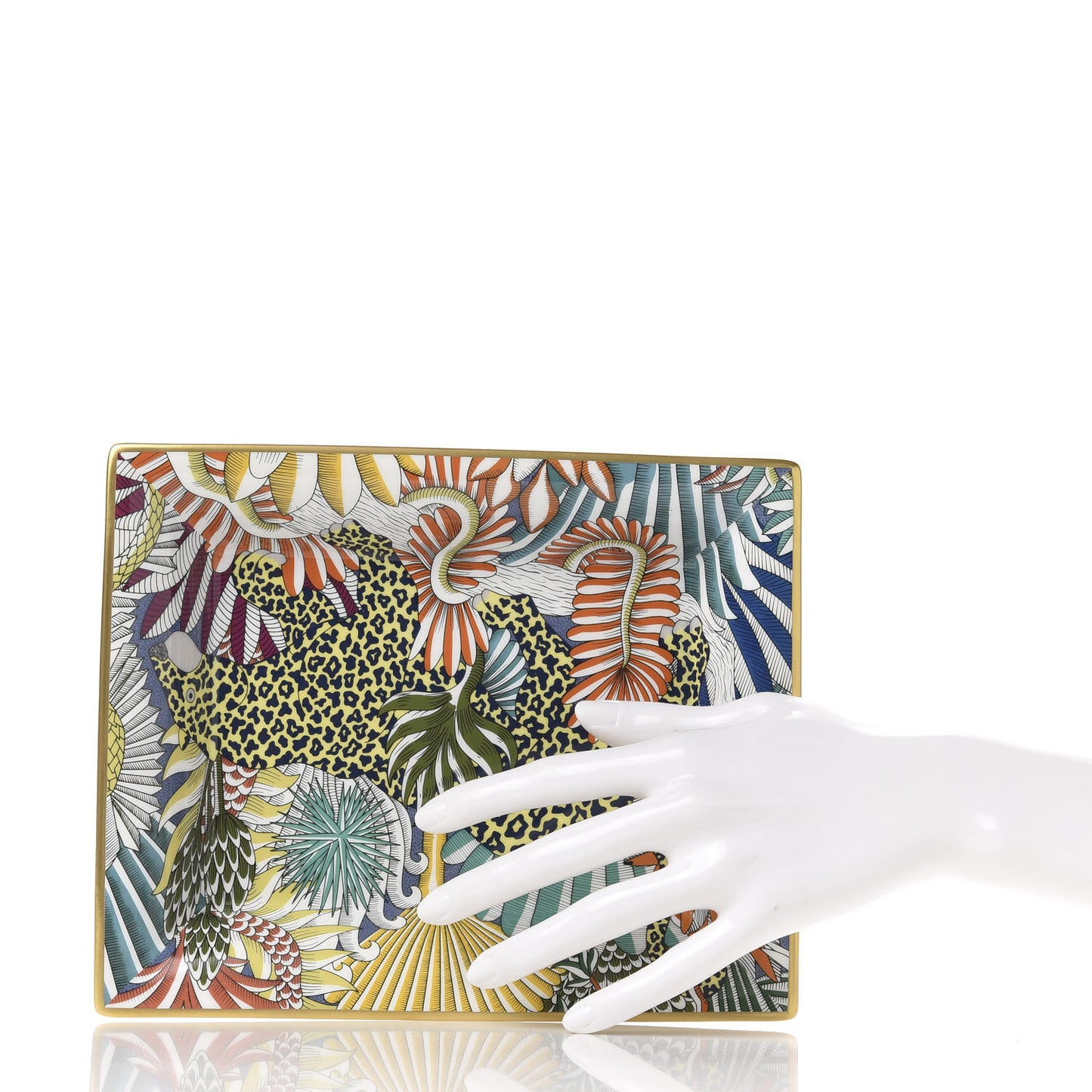 Porcelain Animaux Camoufles Change Tray