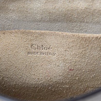 Chloe Calfskin Suede Medium Nile Bracelet Bag Motty Grey 6 of 15