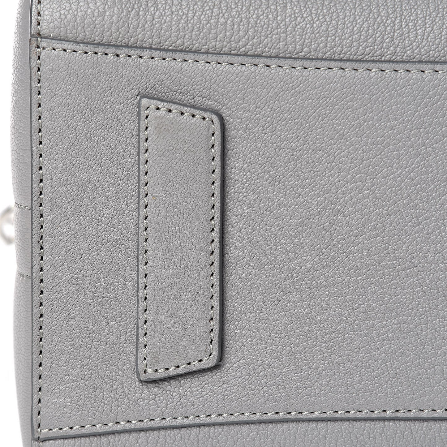 Sugar Goatskin Small Antigona Pearl Grey
