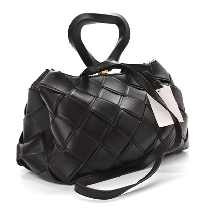 Bottega Veneta Nappa Maxi Intrecciato Grasp Top Handle Bag Fondant 3 of 9