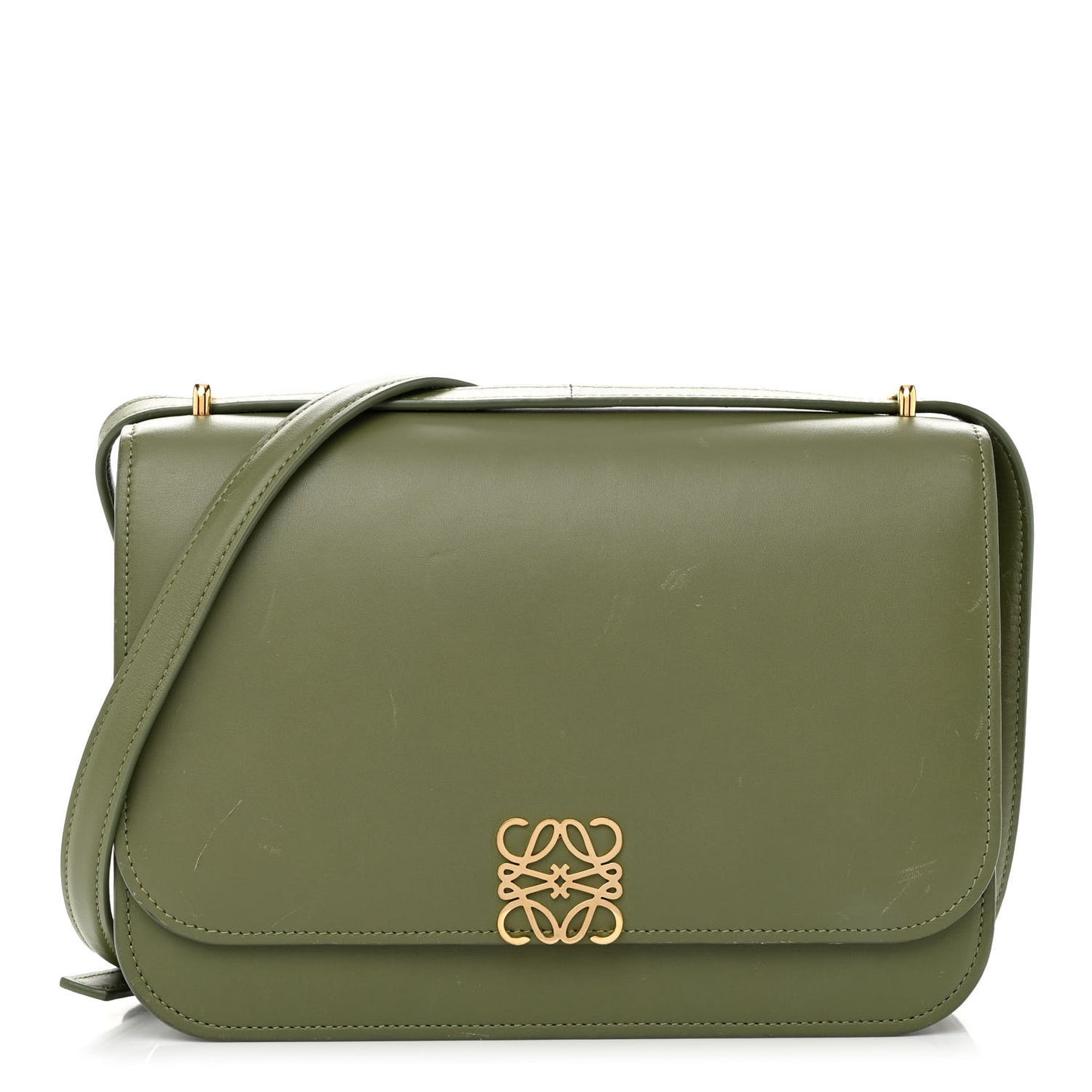 Silk Calfskin Goya Bag Avocado