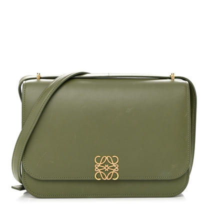 Loewe Silk Calfskin Goya Bag Avocado 1 of 16