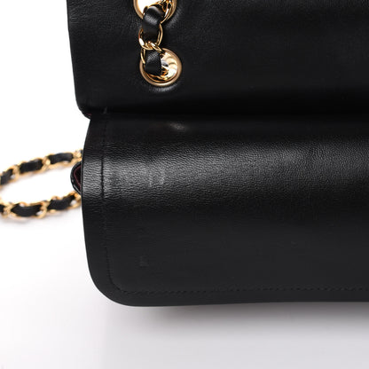 Chanel Lambskin Quilted Medium Double Flap Black 7 of 15