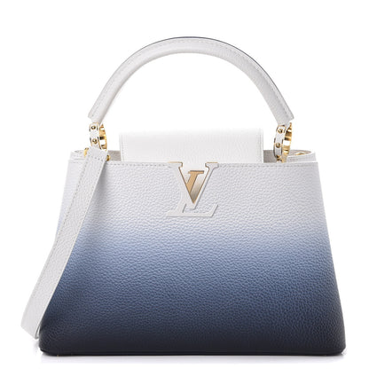 Louis Vuitton Taurillon Capucines PM Blue Marine 1 of 8