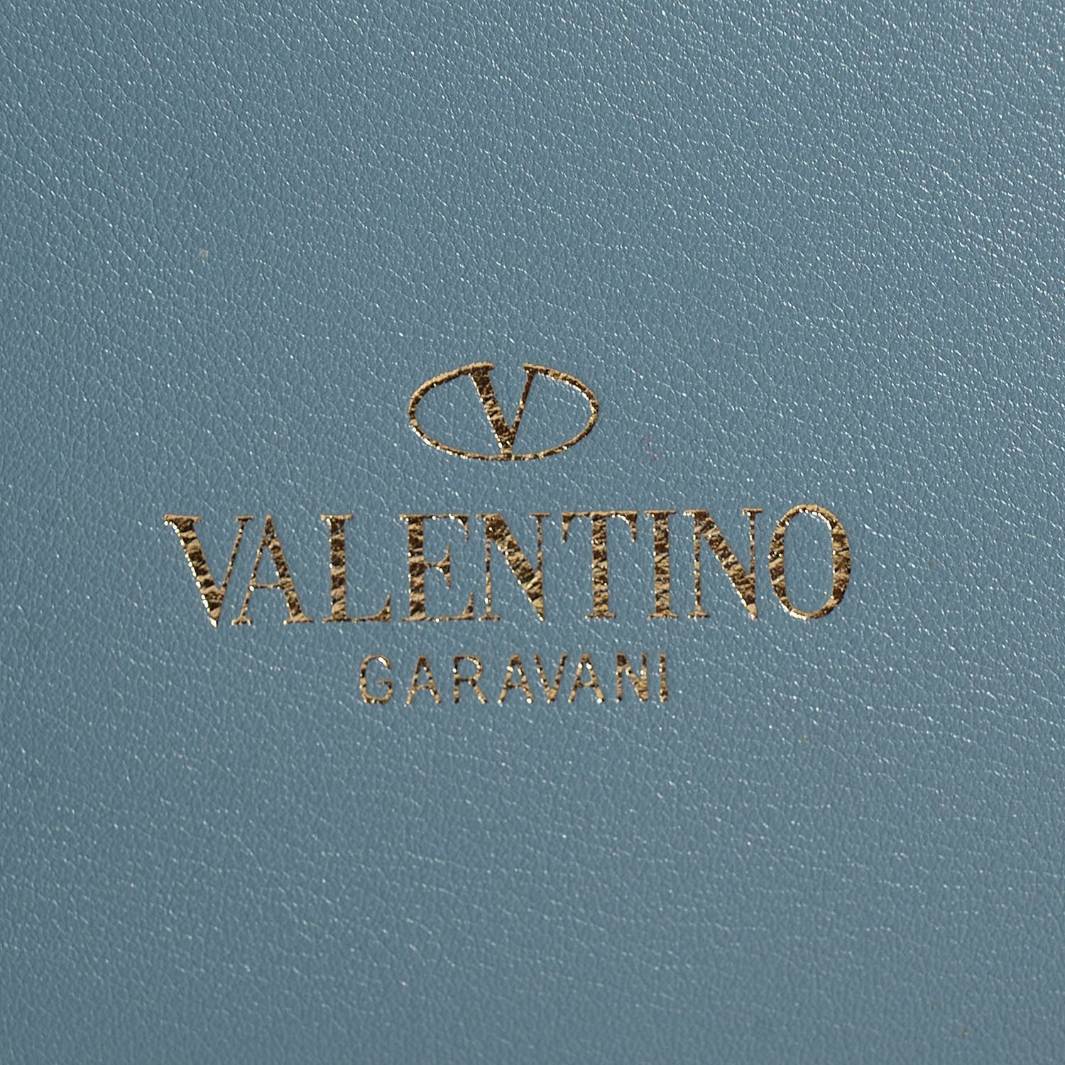 Valentino Garavani Vitello Rockstud Double Handle Tote London Stone 10 of 10