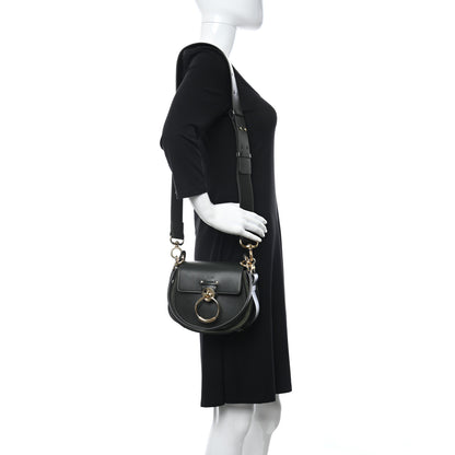 Chloe Calfskin Suede Small Tess Bag Night Forest 2 of 9