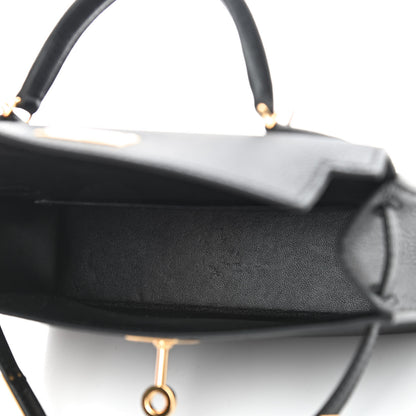 Hermes Epsom Mini Kelly Sellier 20 Black 5 of 9