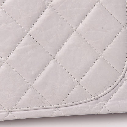 Chanel Aged Calfskin Quilted 50th Anniversary 2.55 Reissue 228 Flap White 15 of 27