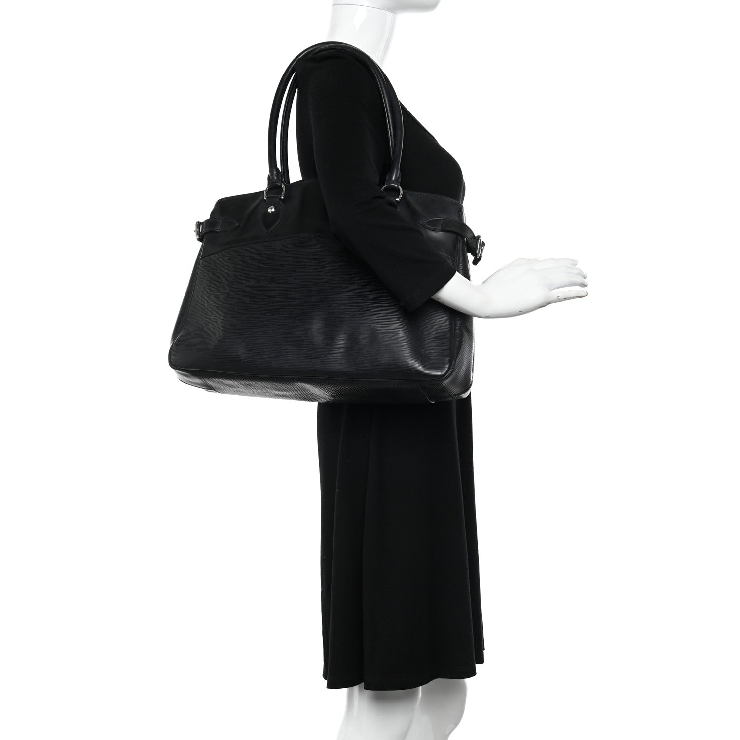 Louis Vuitton Epi Passy GM Black 2 of 12