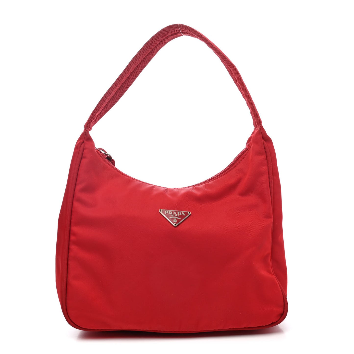 Nylon Vela Shoulder Bag Rosso