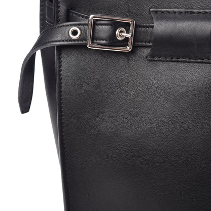 Celine Smooth Calfskin Long Strap Big Bucket Bag Black 9 of 9