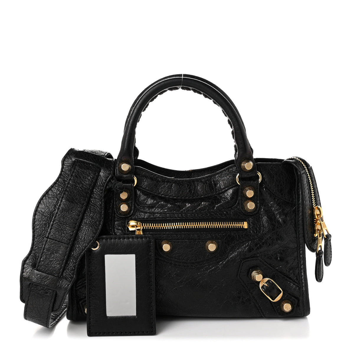 Agneau Giant 12 Gold Hardware Mini City Black