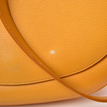 Celine Grained Calfskin Trotteur Messenger Saffron 9 of 18