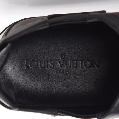 Louis Vuitton Calfskin Monogram Slalom Sneakers 9 Black 9 of 10
