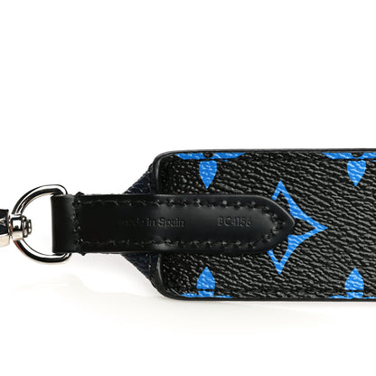 Louis Vuitton Canvas Bandouliere Shoulder Strap Black Bleu Digital 5 of 8